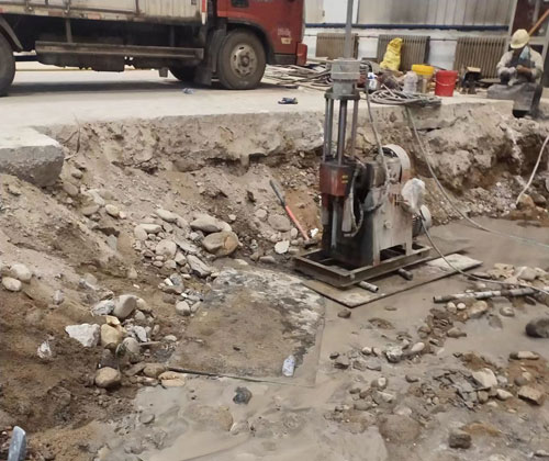 奉贤公路下沉压浆